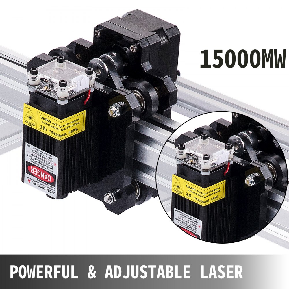 30x40CM CNC Laser Engraving Machine 15W Desktop Laser Engraver Cutter PVC DIY