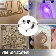 VEVOR CNC 3040 15000MW CNC Machine 395(X) x 285(Y)Mm Effective Working Area 3040 CNC Router Machine GRBL Control CNC Laser Engraver Machine with 2 Axis Milling Router