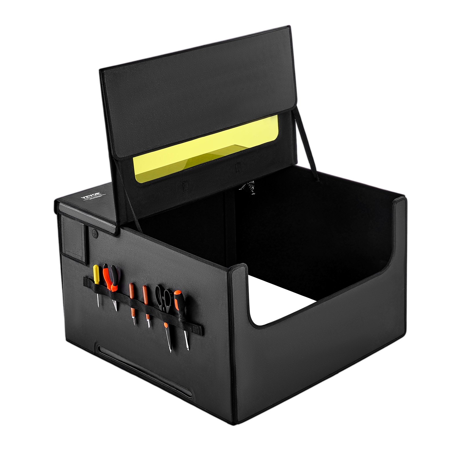 VEVOR Laser Engraver Enclosure, 31.5 x 31.5 x 19.6", Flame Retardant and Fireproof Protective Cover, with Exhaust Fan and Pipe, Insulates Smoke, Noise and Eye Protection, Fits for Most Laser Engraver