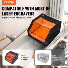 VEVOR Laser Engraver Enclosure 31.5 x 31.5 x 19.6" Fireproof Protective Cover