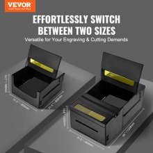 Laser Engraver Enclosure 48 x 31.5 x 19.6" Fireproof Protective Cover