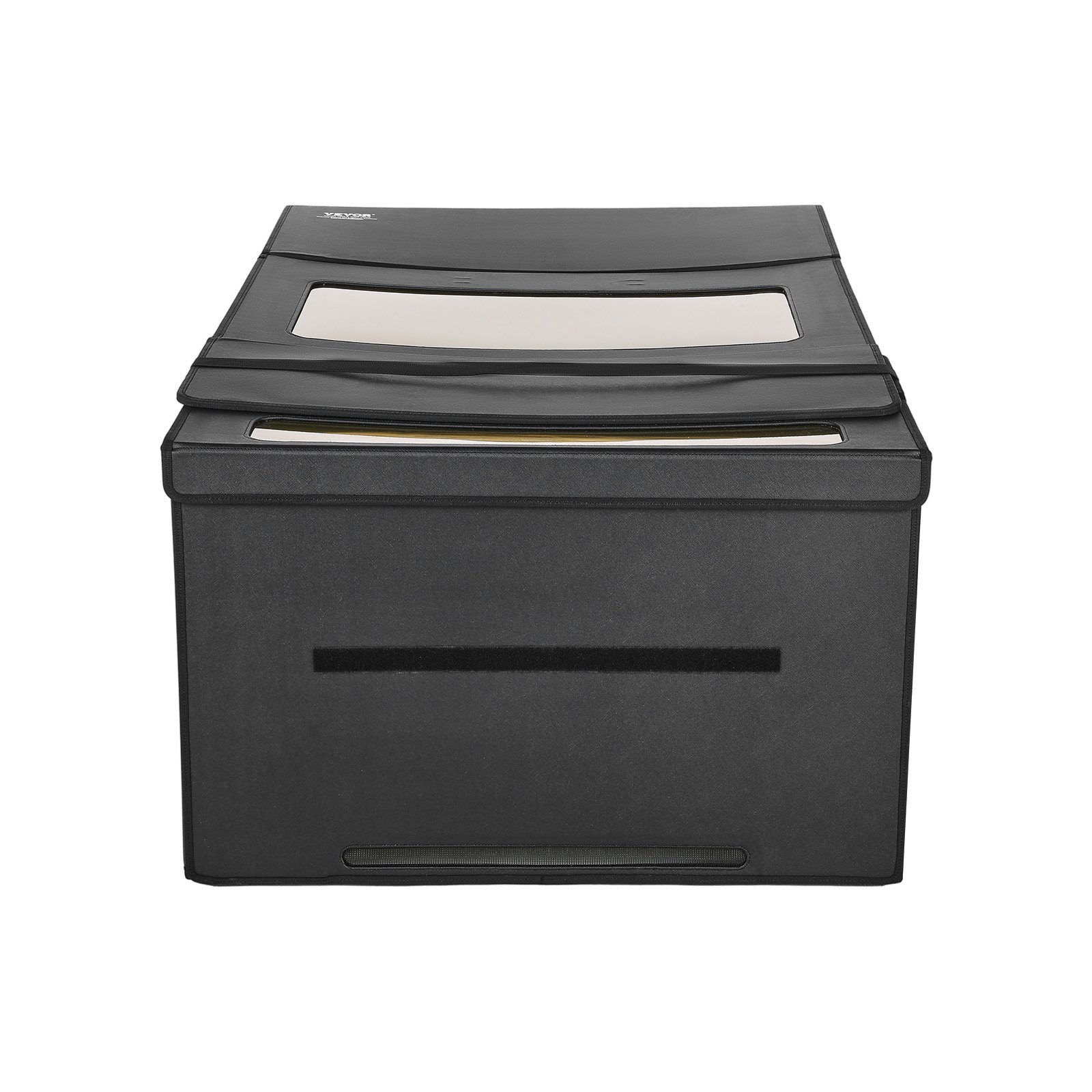 VEVOR Laser Engraver Enclosure, 48 x 31.5 x 19.6", Dual-Direction Viewing, Flame Retardant and Fireproof Protective Cover, with Exhaust Fan and Pipe, Insulates Smoke, Noise and Eye Protection