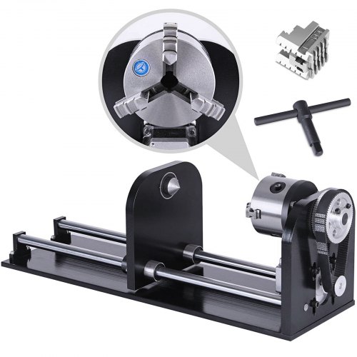 CNC 4th Axis Rotary Table A Axis 80MM Chuck F Style Engraving Machine Accessory