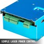 VEVOR Co2 Laser Tube Laser Power Supply 40W, Laser Tube, Laser Engraving Power Supply for Laser Engraving Machine