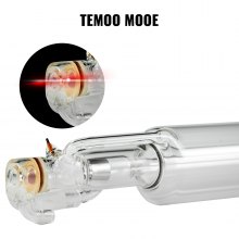 Tubo laser VEVOR Tubo laser CO2 de 40 W Tubo laser de vidro de 700 mm Tubo de tecnologia de revestimento especial profissional Tubo de corte a laser para máquina de gravação a laser e máquina de corte