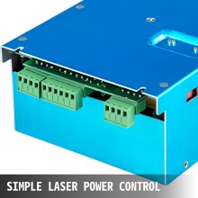 VEVOR Co2 laserrør laserstrømforsyning 50W, laserrør, lasergraveringsstrømforsyning til lasergraveringsmaskine