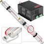 VEVOR Co2 laserrør laserstrømforsyning 80W, laserrør, lasergraveringsstrømforsyning til lasergraveringsmaskine