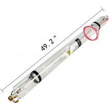 VEVOR lézercső 80 W CO2 lézercső 1230 mm-es üveg lézercső Professzionális speciális bevonattechnológiás cső Lézeres vágócső lézergravírozó géphez és vágógéphez