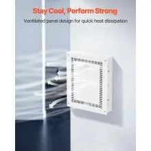 Structured Media Enclosure 17 in Recessed in-Wall TV Media Box with Cover