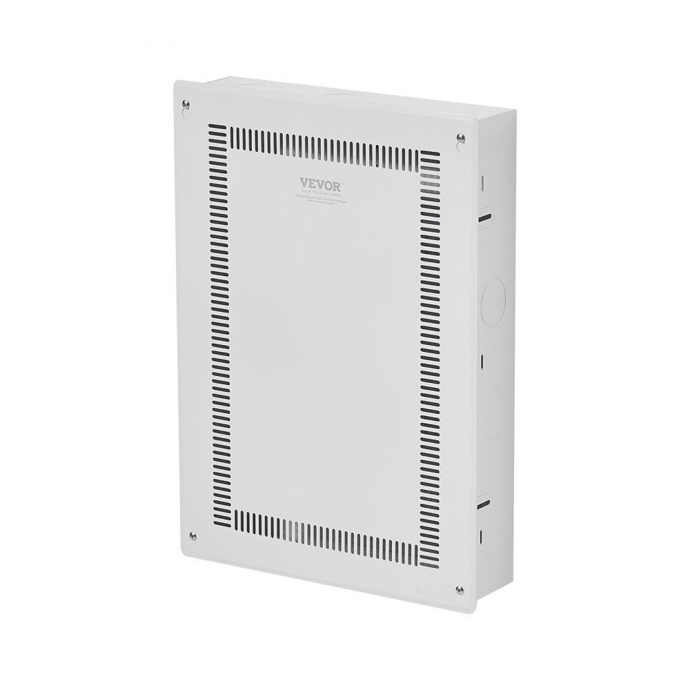 VEVOR Structured Media Enclosure, 20-Inch, Recessed in-Wall Media Box with Cover, Wall-Mount Cable Management Box Kit, Structured Wiring Multi-Media Cabinet, Cold-Rolled Steel, for TV Home Theater