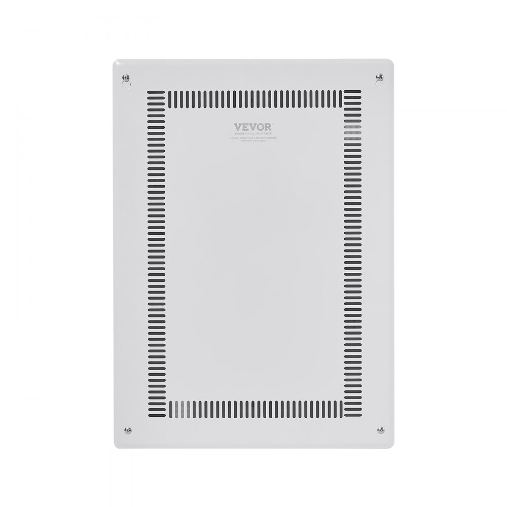 VEVOR Structured Media Enclosure, 20-Inch, Recessed in-Wall Media Box with Cover, Wall-Mount Cable Management Box Kit, Structured Wiring Multi-Media Cabinet, Cold-Rolled Steel, for TV Home Theater