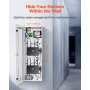 Structured Media Center Enclosure 42 in with Vented Hinged Door Cable Management