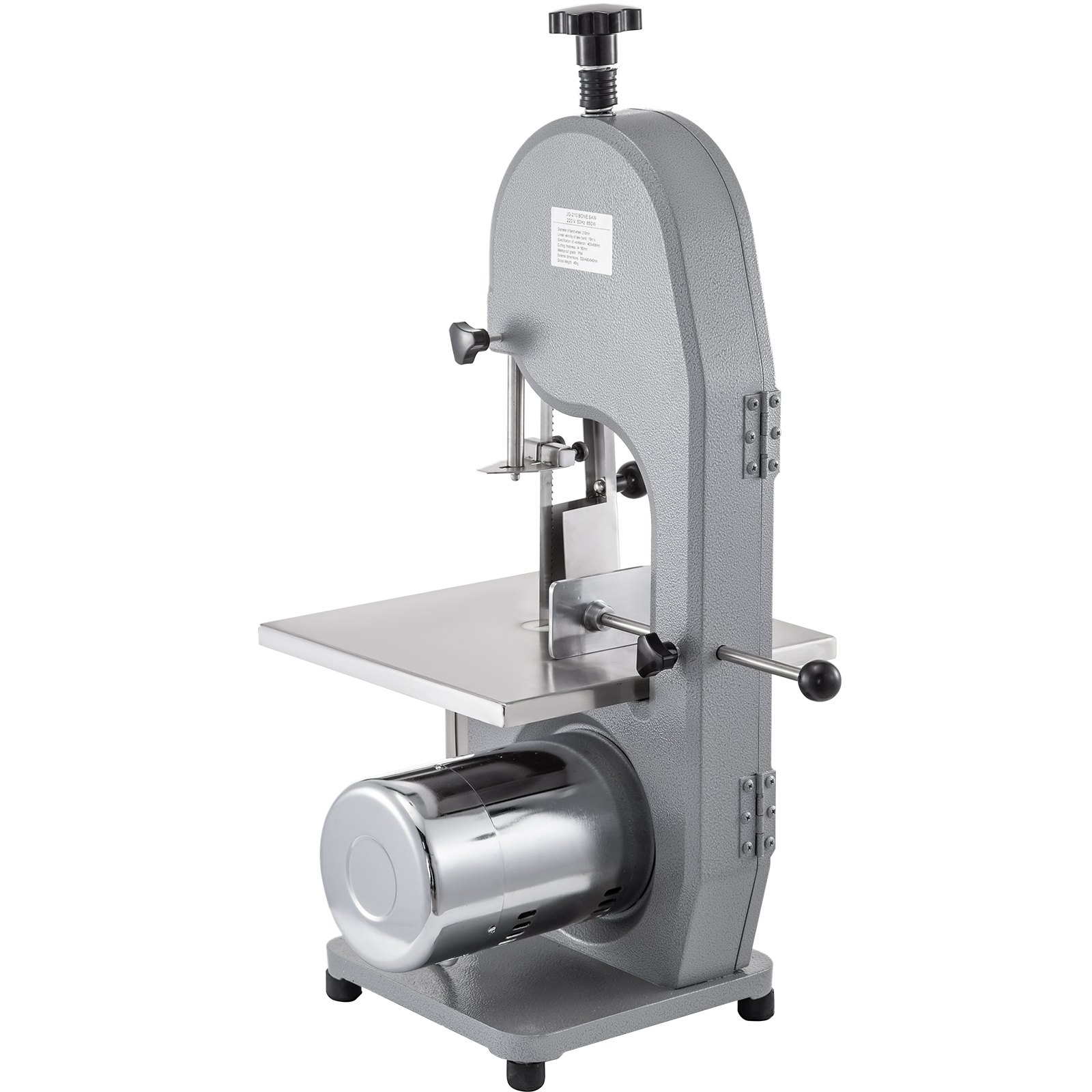 VEVOR Commercial Meat Bone Saw Machine 850W Cutting Speed 15m/s Worktop Meat Cutting Machine Cutting Thickness0.16"-7.09" Electric Bone Saw with Powerful Pure Copper Motor for Cutting Bone