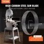 VEVOR Band Saw Blade for Cutting Meat Bone 83.5"x0.63"x0.02" Carbon Steel 5 PCS