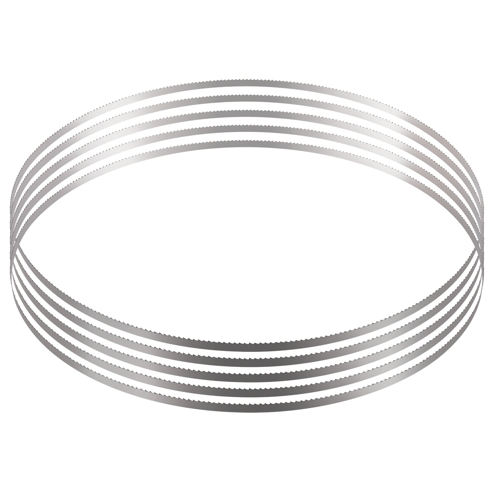 VEVOR Band Saw Blade, 83.5x0.63x0.02 inch, 5 PCS/Pack Meat Bandsaw Blades for Replacement, Carbon Steel Blade, Meat Cutting Blade Wrapped by Rust-Proof Paper, Fit for Commercial Bone Saw Machines