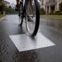 VEVOR Manhole Cover with Frame, 500 x 500mm Square Septic Tank Lid with Base, Heavy-Duty Slip-Resistant Carbon Steel Drain Channel Inspection Access Cover for Pavements Gardens