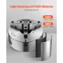 VEVOR 3-Jaw Lathe Chuck, 8 Inch (200 mm), Self-Centering Chuck with 2 1/4 in-8 Threaded Backing Plate, 0.16-7.87 in (4-200 mm) Clamping Range with T-wrench Screws, HT300 Material, for Wood Metal Lathe