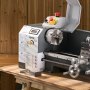 VEVOR 3-Jaw Lathe Chuck, 8 Inch (200 mm), Self-Centering Chuck with 2 1/4 in-8 Threaded Backing Plate, 0.16-7.87 in (4-200 mm) Clamping Range with T-wrench Screws, HT300 Material, for Wood Metal Lathe