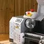 VEVOR 4-Jaw Lathe Chuck, 8 Inch (200 mm), Self-Centering Chuck with 1 1/2 in-8 Threaded Backing Plate, 0.16-7.87 in (4-200 mm) Clamping Range with T-wrench Screws, HT300 Material, for Wood Metal Lathe