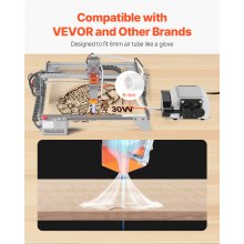 VEVOR Air Assist Adjustable 30 L/min Air Pump Kit for Laser Engraver and Cutter