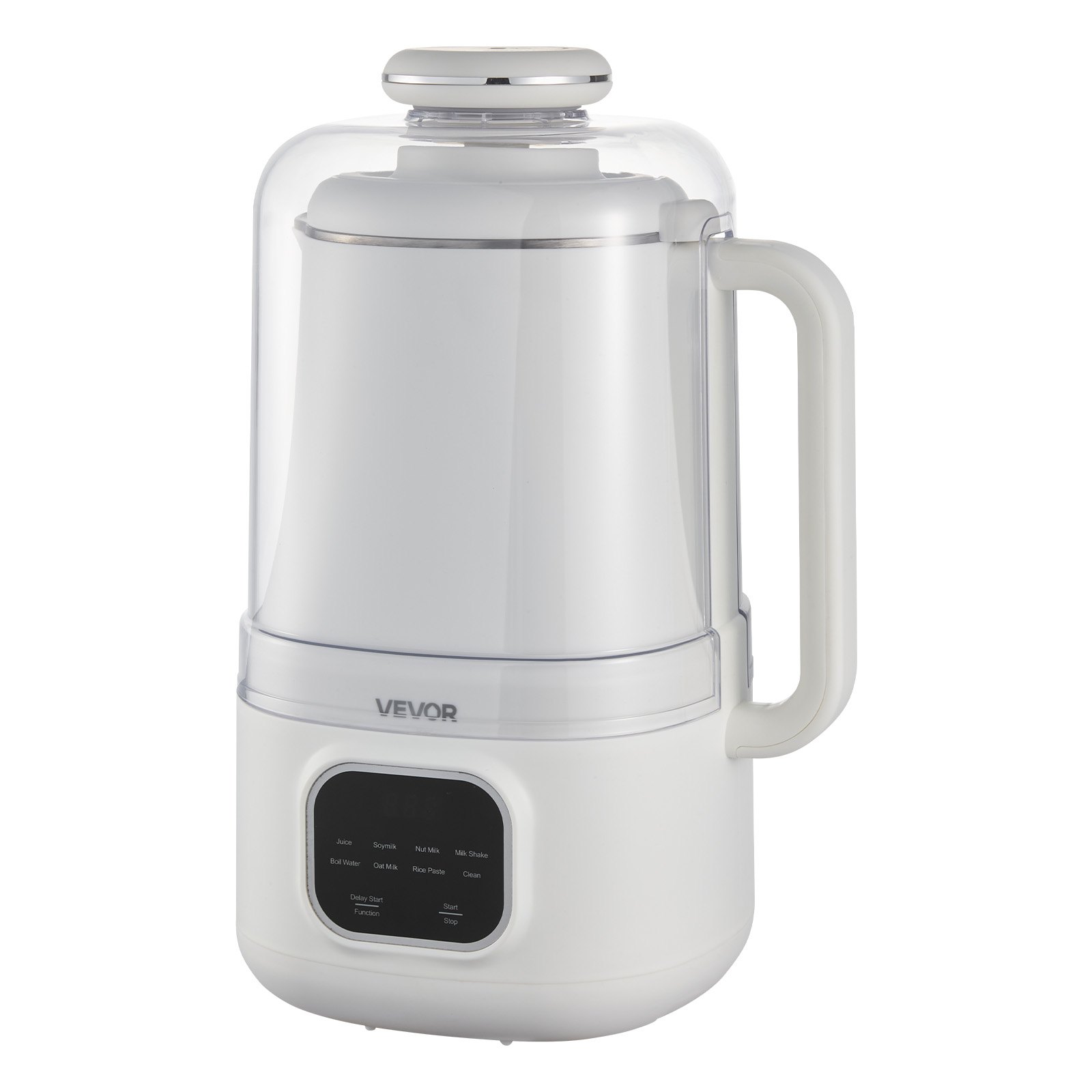 VEVOR 8-in-1 Nut Milk Maker, 34 oz Soy Milk Maker with 200W Blending, for Homemade Oat, Nut, Soy, Juice, Milkshake, Rice Cereal, Plant-Based Beverages with Self-Cleaning, Boil Water, 12-Hour Delay
