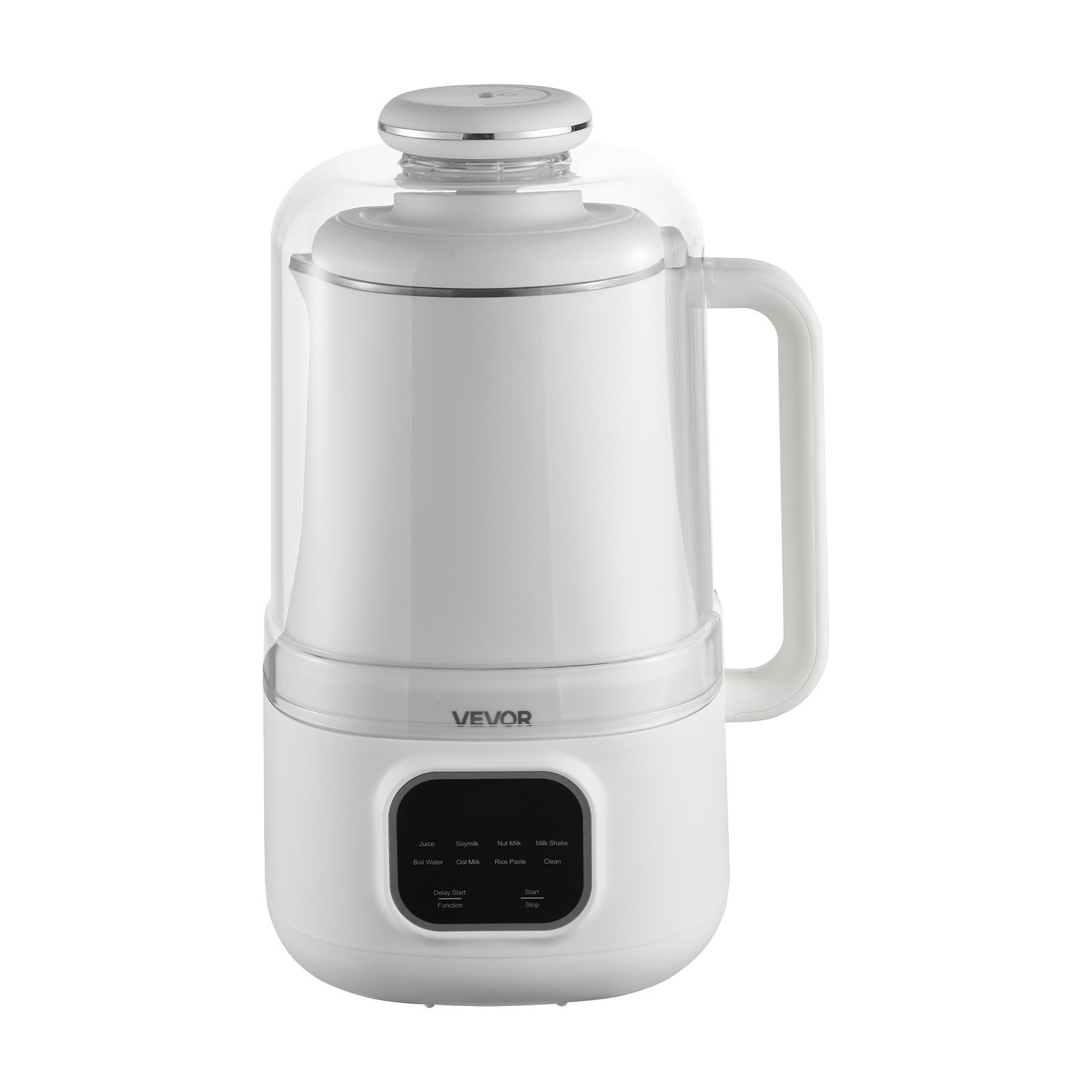 VEVOR 8-in-1 Nut Milk Maker, 34 oz Soy Milk Maker with 200W Blending, for Homemade Oat, Nut, Soy, Juice, Milkshake, Rice Cereal, Plant-Based Beverages with Self-Cleaning, Boil Water, 12-Hour Delay