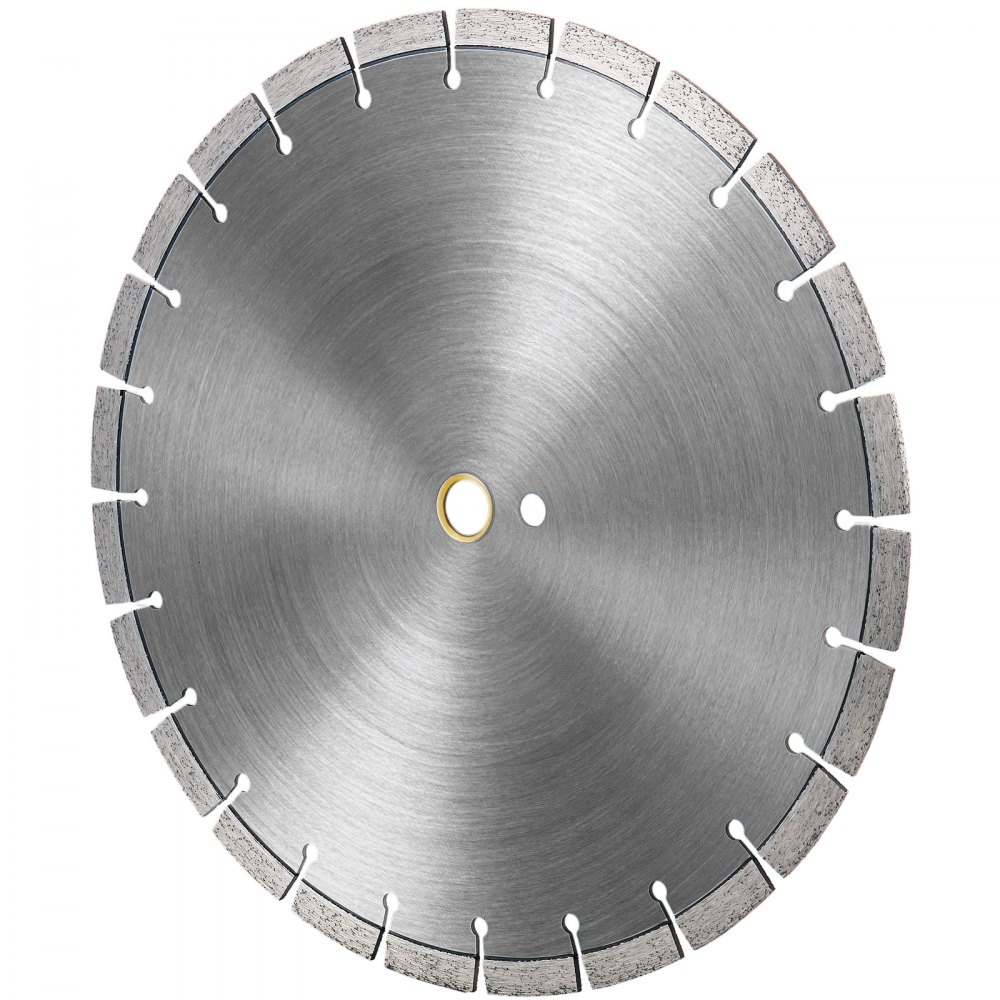 VEVOR Diamond Blade 12" Concrete Saw Blade Wet or Dry Segmented Cutting Wheel Masonry Wet Saw Blade General Purpose Power Saw 0.47in Tall Segment Blade Diamond Blades for Concrete Brick Block Masonry