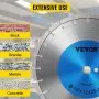 VEVOR 14" 356mm Laser Welded Diamond Saw Blade Demo Concrete Masonry Brick