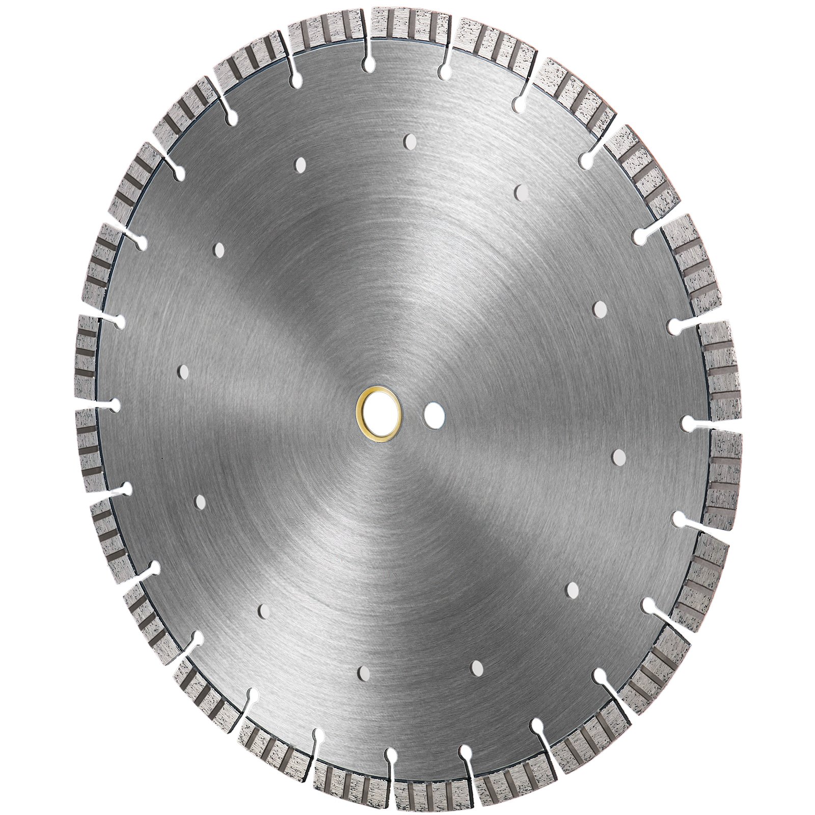 VEVOR Diamond Blade 14" Concrete Saw Blade Wet or Dry Segmented Cutting Wheel Masonry Wet Saw Blade General Purpose Power Saw 0.47in Tall Segment Blade Diamond Blades for Concrete Brick Block Masonry