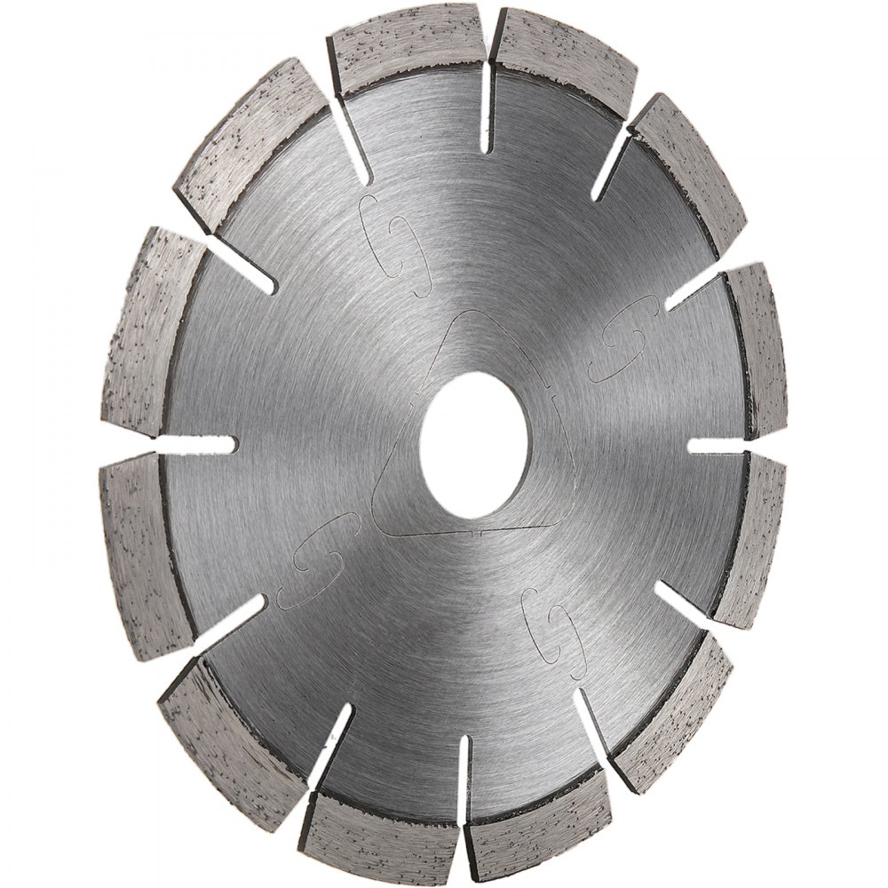 VEVOR Soff-Cut Diamond Blade 6" Concrete Saw Blade 4-Pack Masonry Wet Saw Blade Laser Welding Concrete Blade Dry Wet Cutting Diamond Blades for Cutting w/Soft Bond Tile Marble Stone Concrete Asphalt