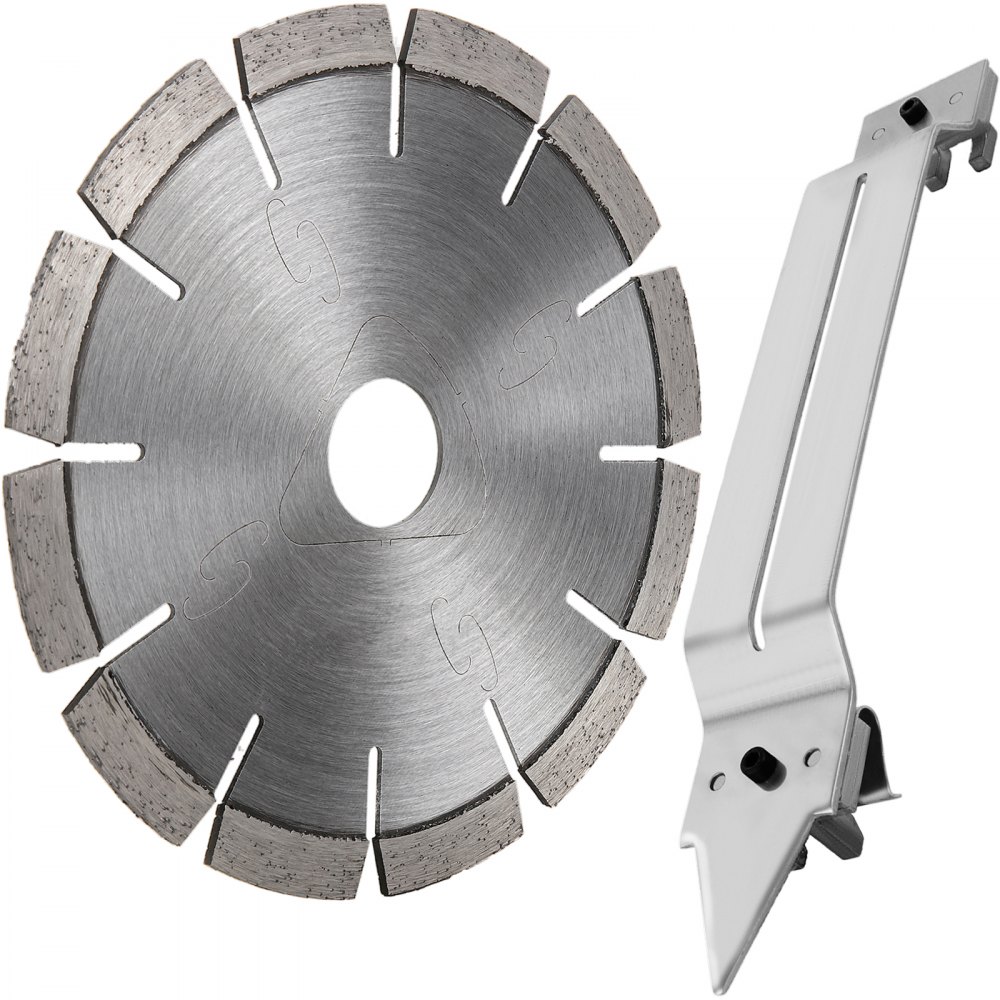 VEVOR Hoja de diamante de corte suave Hoja de sierra para concreto de 6" Paquete de 1 hoja de sierra húmeda para mampostería con placa deslizante Hoja para concreto Hojas de diamante para soldadura láser para cortar con baldosas de unión blanda Mármol Concreto Asfalto