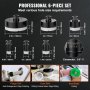 VEVOR Diamond Core Drill Bit Set, 6 PCS 20/25/35/50/75/100mm Diamond Hole Saw Kit, with Finger Milling Bit Cone Bit Saw Blade and Storage Case for Dry and Wet, Diamond Drill Bits for Tile Ceramic