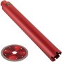 VEVOR Wet Diamond Core Drill 2.5"/ 63mm Dia. Hole Cutter for Concrete Masonry