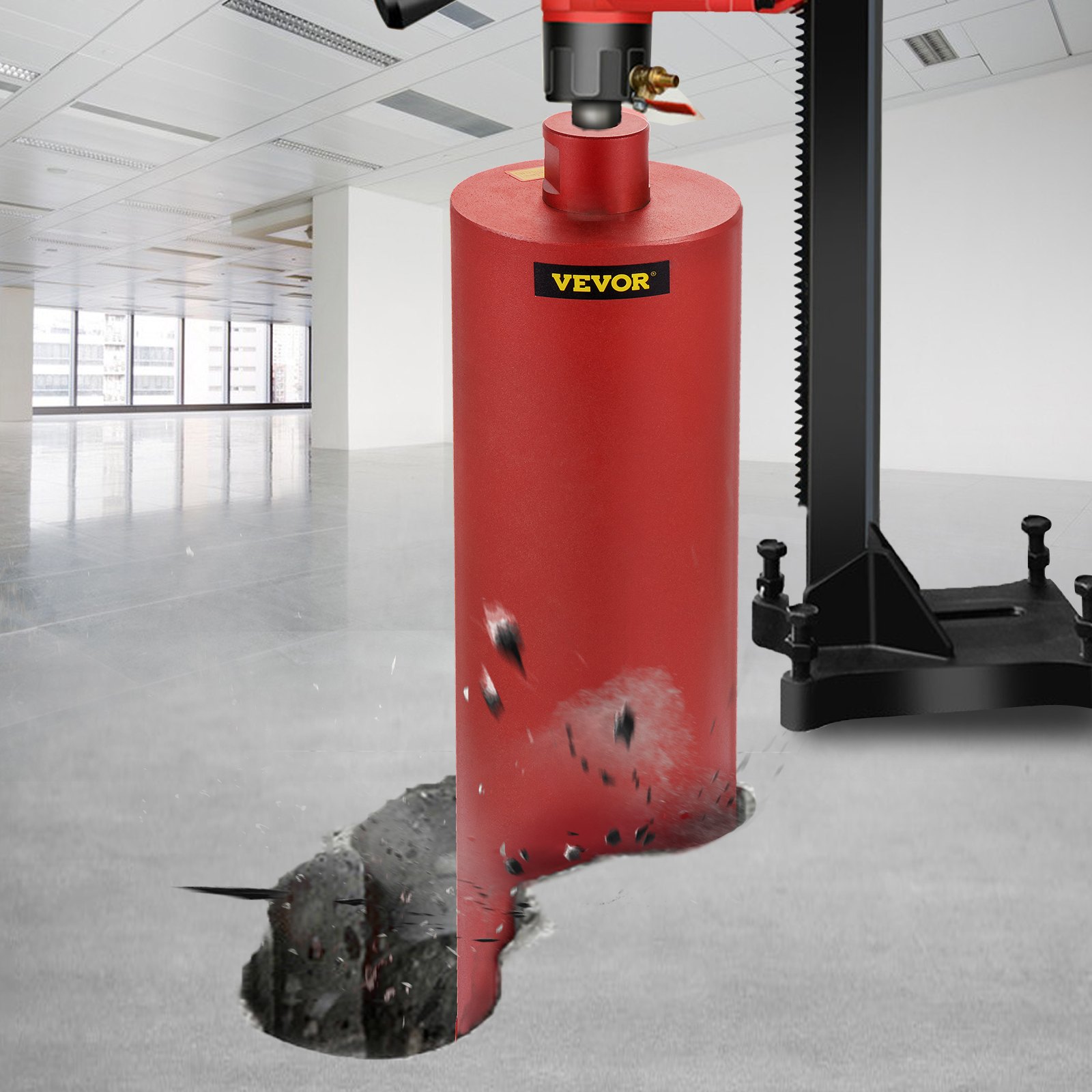 VEVOR Dry Diamond Core Drill 4.5"/114mm Dia. Hole Cutter for Concrete Masonry