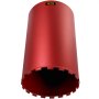red VEVOR diamond core drill bit with sharp cutting edges.