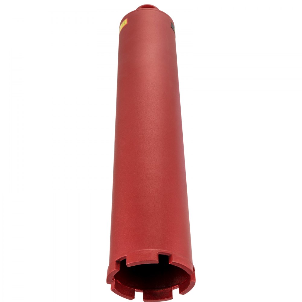 VEVOR Diamond Core Drill, 3"/ 76 mm Diameter Core Drill Bit, 14"/ 355 mm Concrete Core Drill Bit, 5/8"-11 Thread Core Bit, Wet Drill Core Bits w/a Blade, Diamond Wet Coring Bit for Concrete Brick