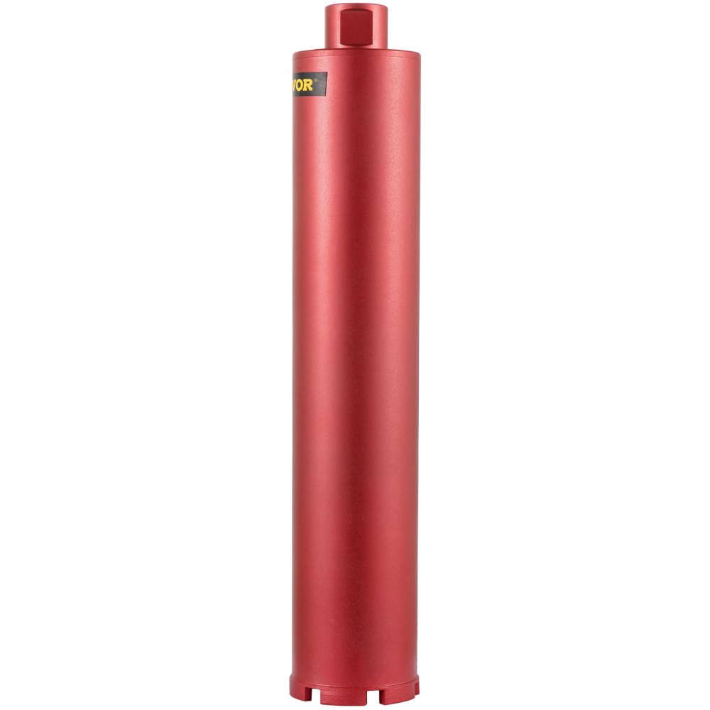 VEVOR Diamond Core Drill, 3"/ 76 mm Diameter Core Drill Bit, 14"/ 355 mm Concrete Core Drill Bit, 5/8"-11 Thread Core Bit, Wet Drill Core Bits w/a Blade, Diamond Wet Coring Bit for Concrete Brick