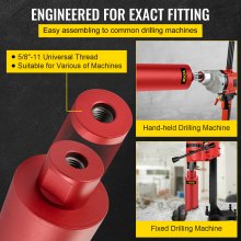 VEVOR Dry Diamond Core Drill 3"/76mm Dia. Hole Cutter for Concrete Masonry Brick