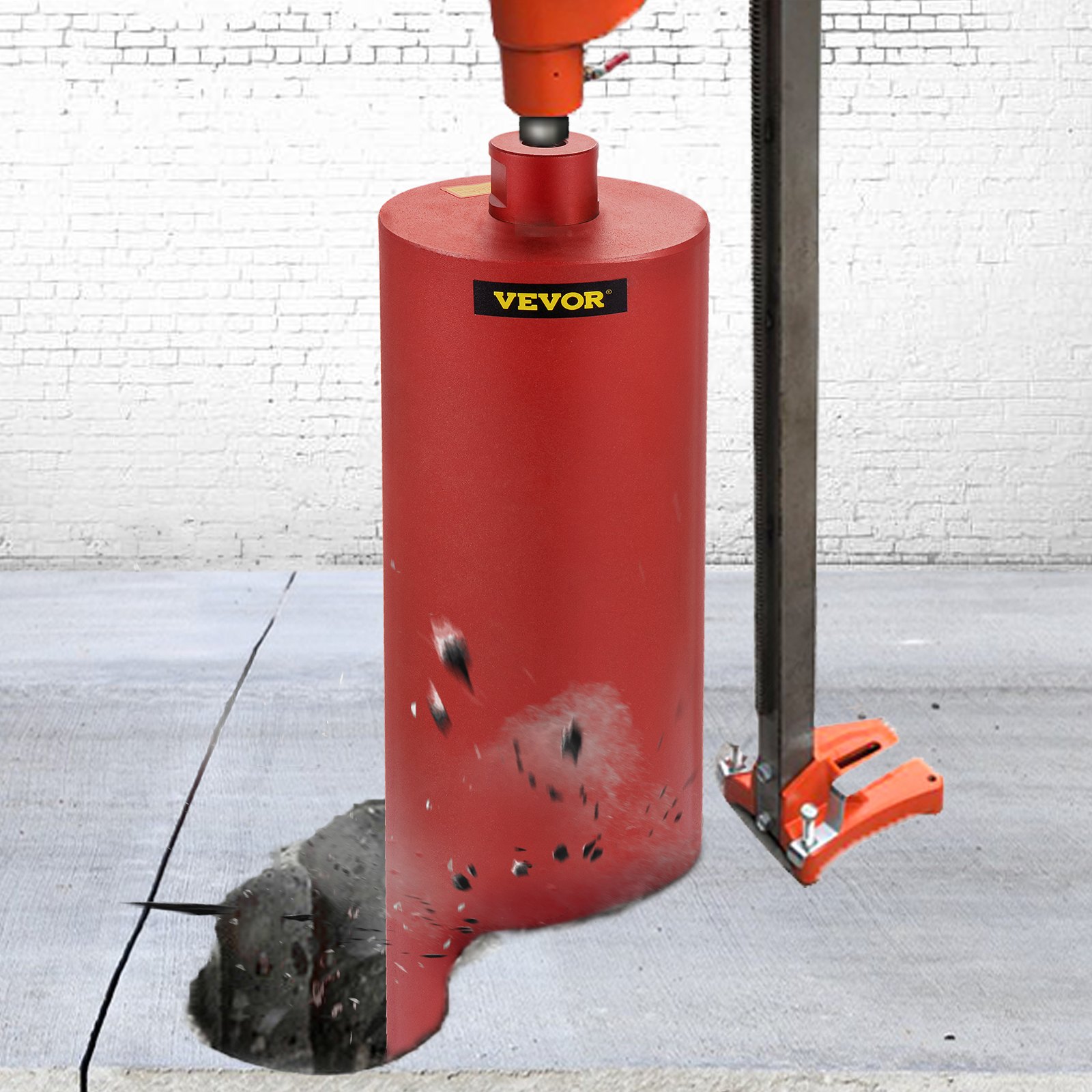 VEVOR Dry Diamond Core Drill 5"/127mm Dia. Hole Cutter for Concrete Masonry