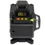 VEVOR Cross Line Laser Level, 4 x 360° Four Plane Switchable Lines, 131FT Green Beam, Self Leveling & Tilt Leveling Laser Level, 360° Magnetic Base & Mini Tripod Base Included, for Home Decoration