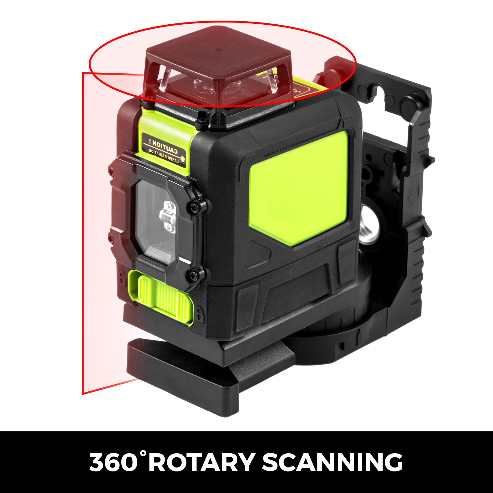 5 Line Self-leveling Laser Level Red Beam Vertical & Horizontal Cross