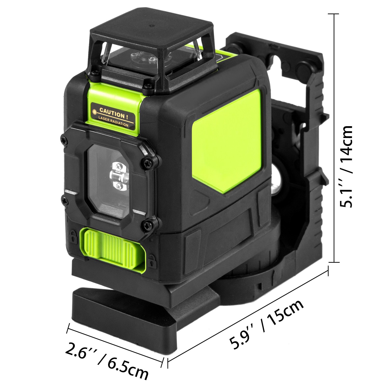 5 Line Self-leveling Laser Level Red Beam Vertical & Horizontal Cross