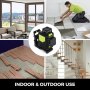 Laser Level Green Beam 360° Rotary Indoor 30M Range Accurate 8 Line