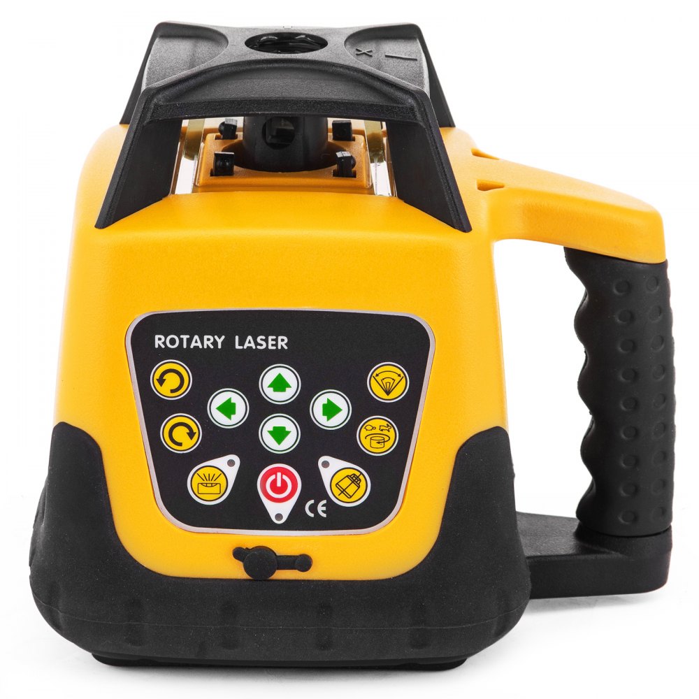 VEVOR Rotary Green Laser Kit 500M+1.65M Aluminum Tripod+5M Laser Level Staff