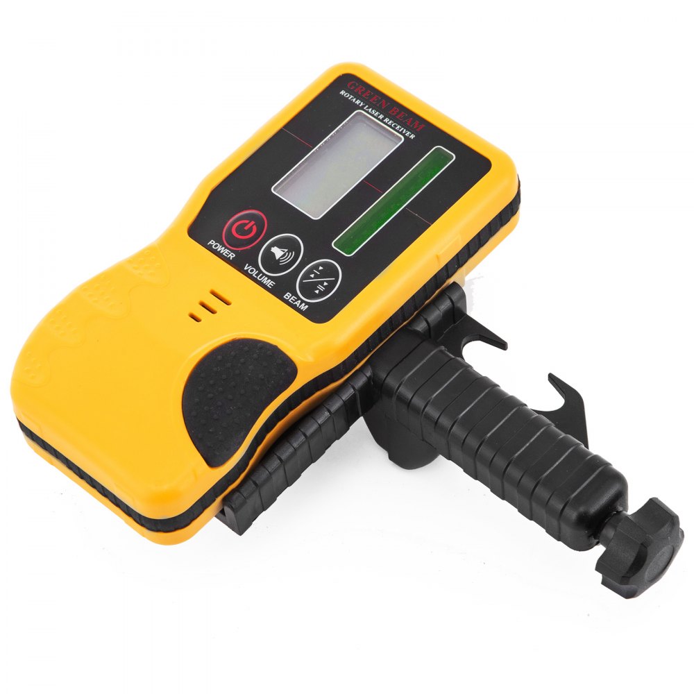 VEVOR Rotary Laser Level Green Beam 500m Range Slope Adjustable 360° Spinning Accurate with Remote Control Receiver Carrying Case