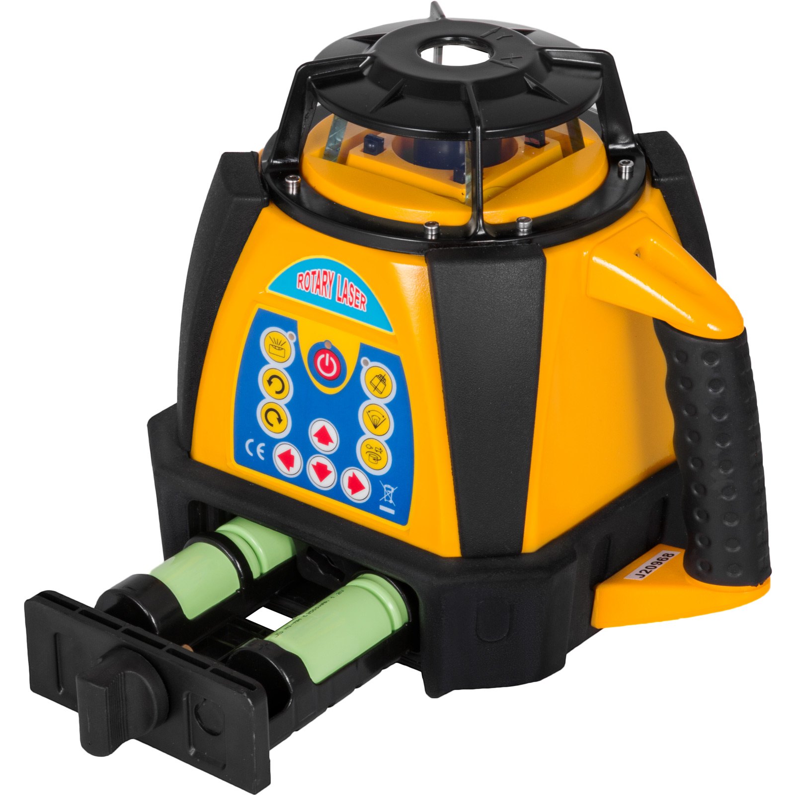 VEVOR Digital Self-Leveling Rotary Laser Kit Red Beam Precise Construction 500M Range with Remote Control & Receiver