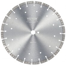 VEVOR Diamond Blade 12inch Concrete Saw Blade Wet or Dry 0.47inch Wavy Teeth