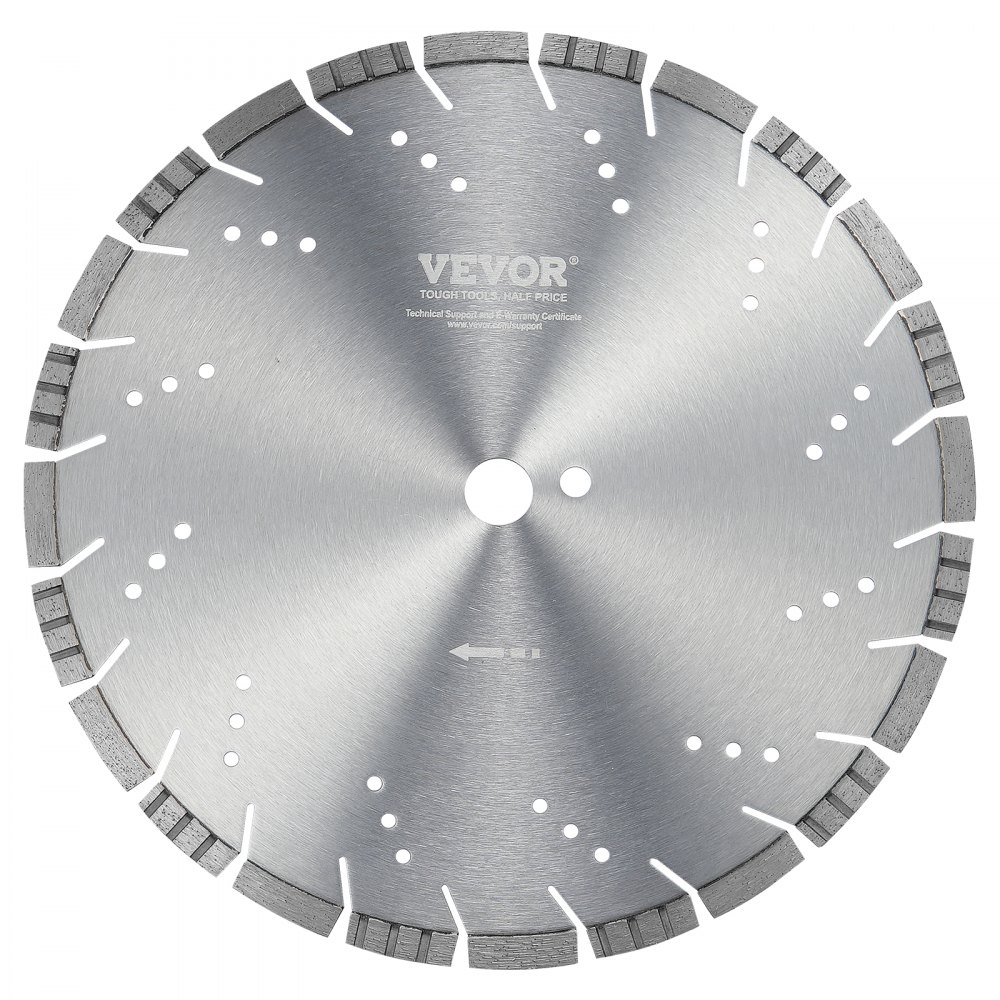 VEVOR Diamond Blade 14 ιντσών Λεπίδα πριονιού σκυροδέματος υγρά ή στεγνά 0,39 ιντσών λοξά δόντια