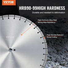 VEVOR 3 PCS Diamond Blades 14inch Concrete Saw Blade Wet or Dry 0.47inch Flat