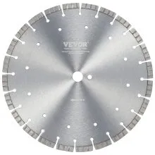 VEVOR Diamond Blade 14inch Concrete Saw Blade Wet or Dry 0.47inch Wavy Teeth